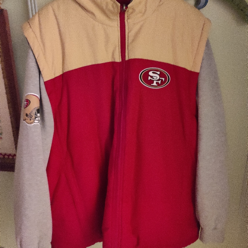 Reversible 49ers hoodie